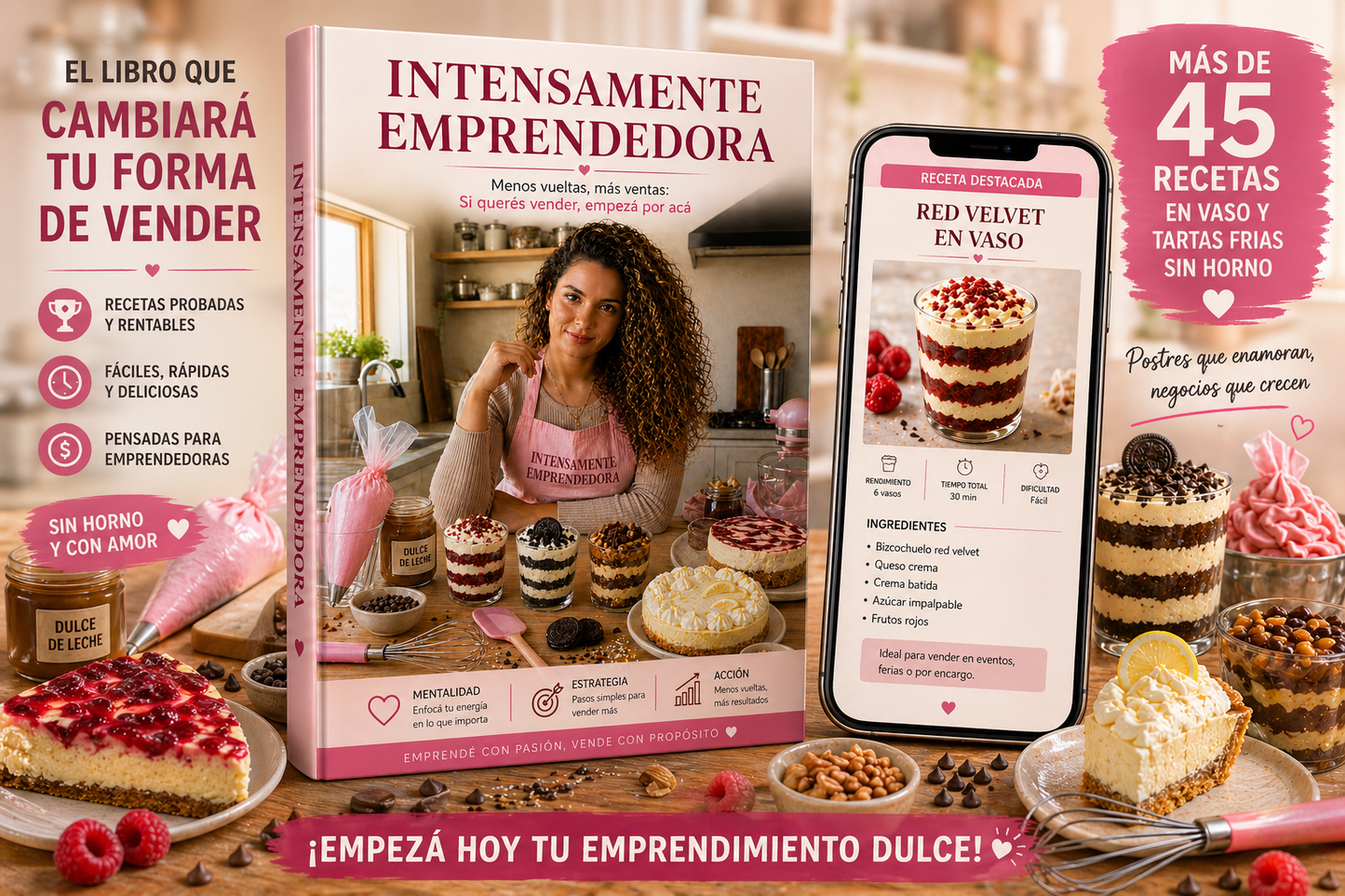 Postres Virales: Pack Digital para Emprender desde casa + 6 Bonus 50% off
