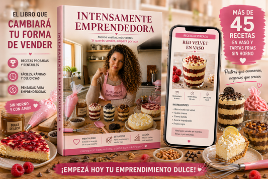 Postres Virales: Pack Digital para Emprender desde casa + 6 Bonus 50% off